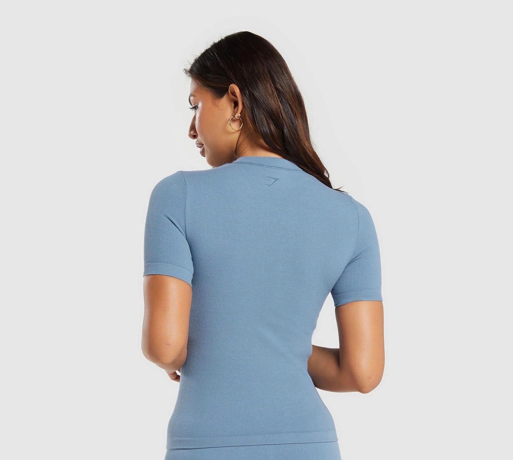 Ribbed cotton shirt gymshark