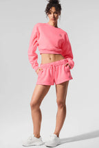 Cropped accolade crewneck