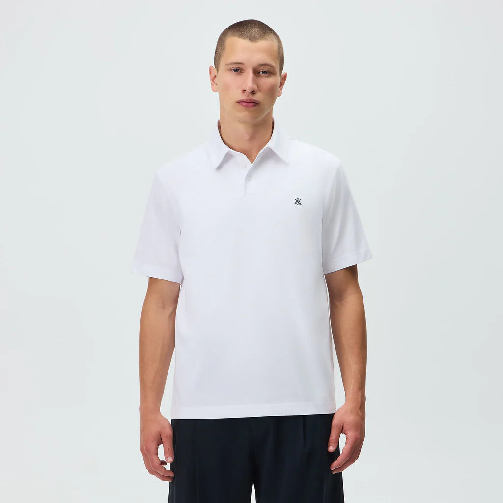 kith soft modal polo-white
