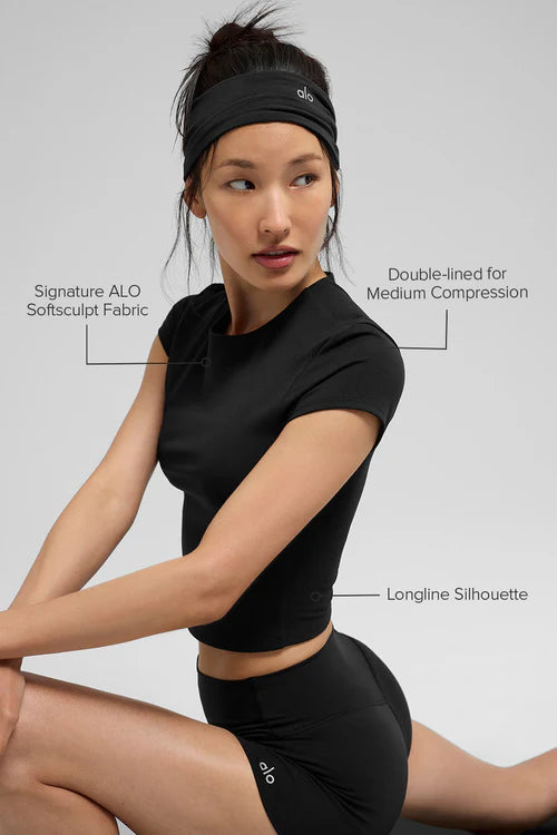 Alo softsculpt best bet short sleeve top