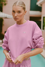 Cropped accolade crewneck
