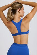 Soft active sports bra cobalt