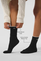 Cashmere light frosted sock
