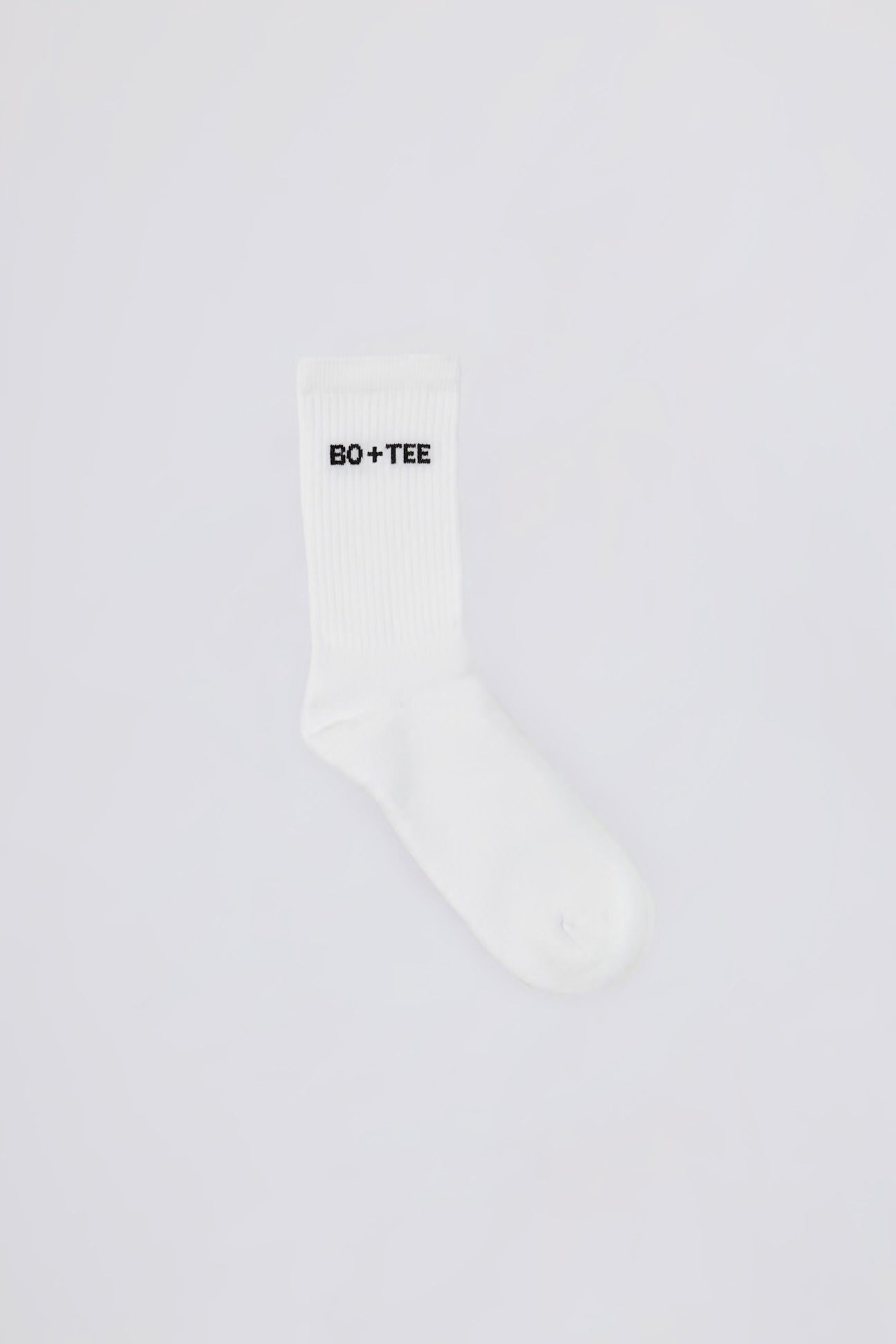 Ribbed Half-Crew Socks
