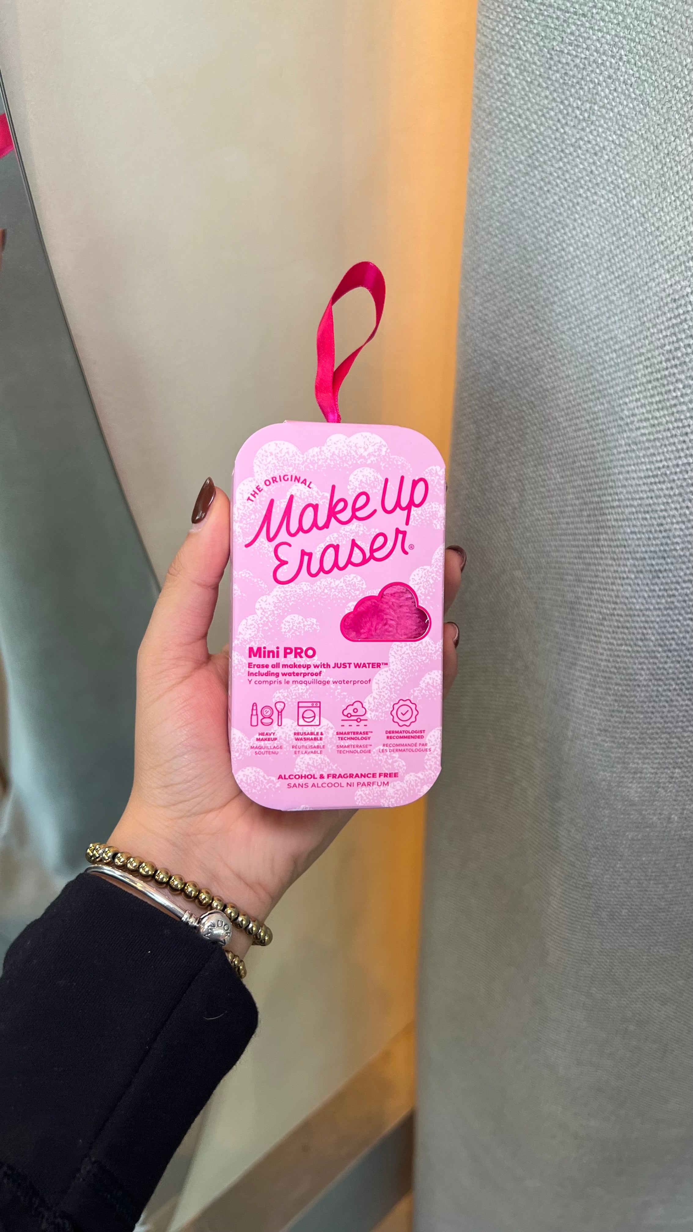 Make up eraser mini pink pro