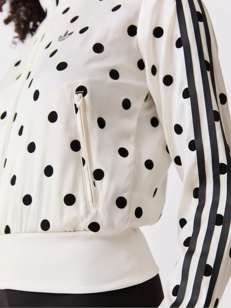 Adidas jacket polka dot